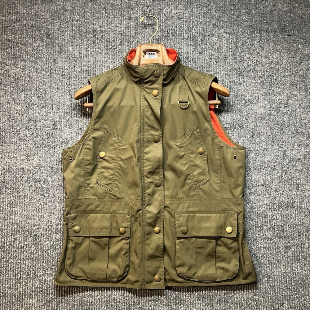 Lauren Ralph Lauren Reversible Women's Hunting Vest Utility Pockets Size Large